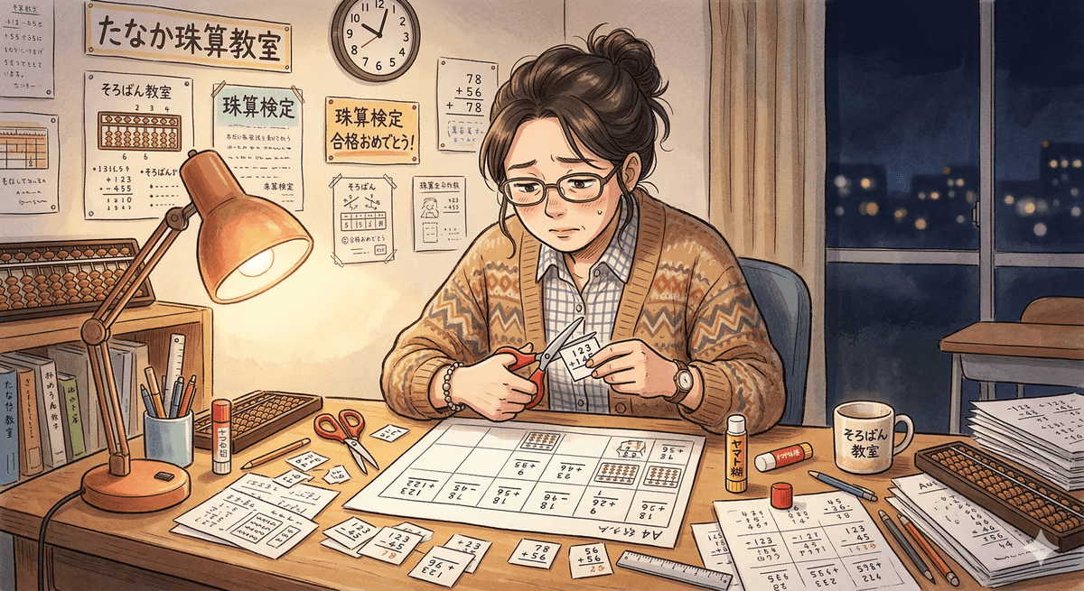 問題プリントの手作りに時間がかかる…